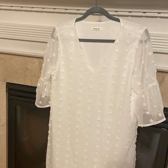 Blooming Jelly White Polka Dot Dress - Picture 2 of 5